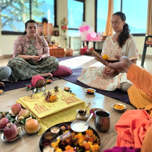 Kundalini meditation ceremony in india